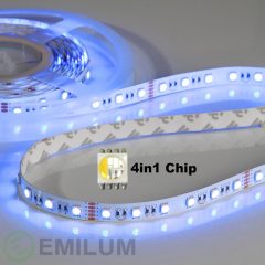   Flex LED szalag 24V, 19.2W, RGBW/2700K, CRI90, 60LED, IP20, 12mm