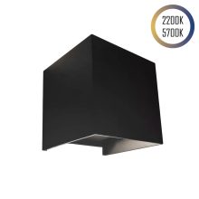 LED fali lámpa 24V, 10W, Tunable White, CRI90, IP54, fehér