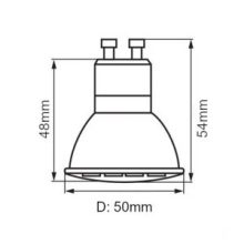 LED Retrofit Spot, 24V, 4W, 3000K, GU10