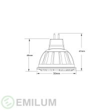 LED Retrofit Spot, 24V, 4W, 2700K, MR16 (GU5.3)