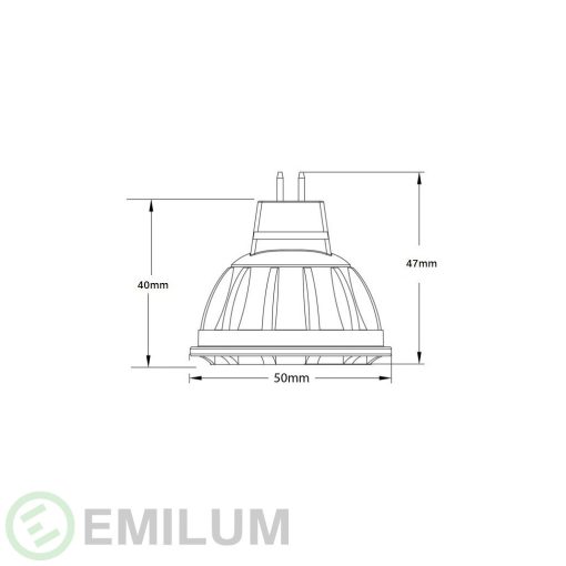 LED Retrofit Spot, 24V, 4W, 2700K, MR16 (GU5.3)