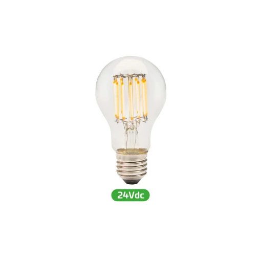 LED-Filament 24V, 8W, 3000K, E27