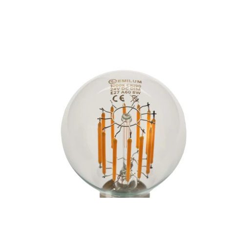 LED-Filament 24V, 8W, 3000K, E27