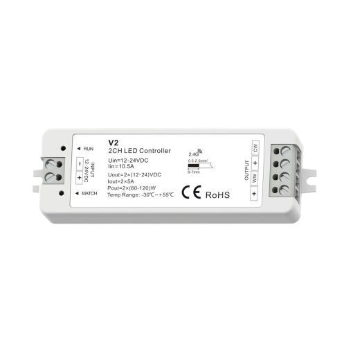 2CH*5A 12-24VDC PWM dimmer V2